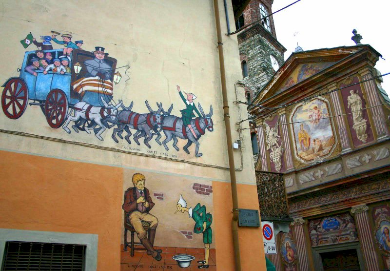 Murales di Pinocchio a Vernante