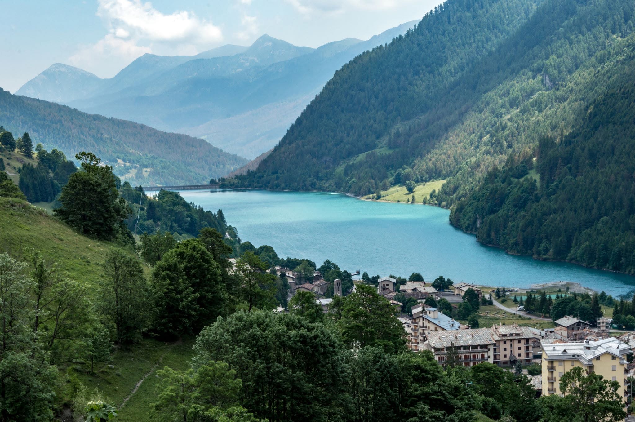 Lago di Pontechianale in Valle Varaita
